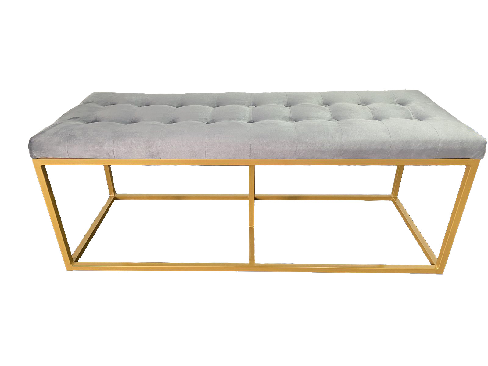 Лавка м`яка на металевому каркасі TOP PRO бежева KOMODO